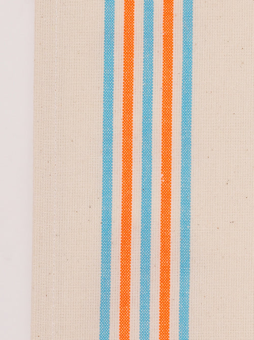 ANAE TORCHON LISERET FLUO ORANGE BLEU