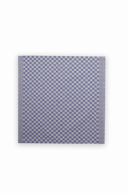 DIDIER SERVIETTE DAMIER BLEU
