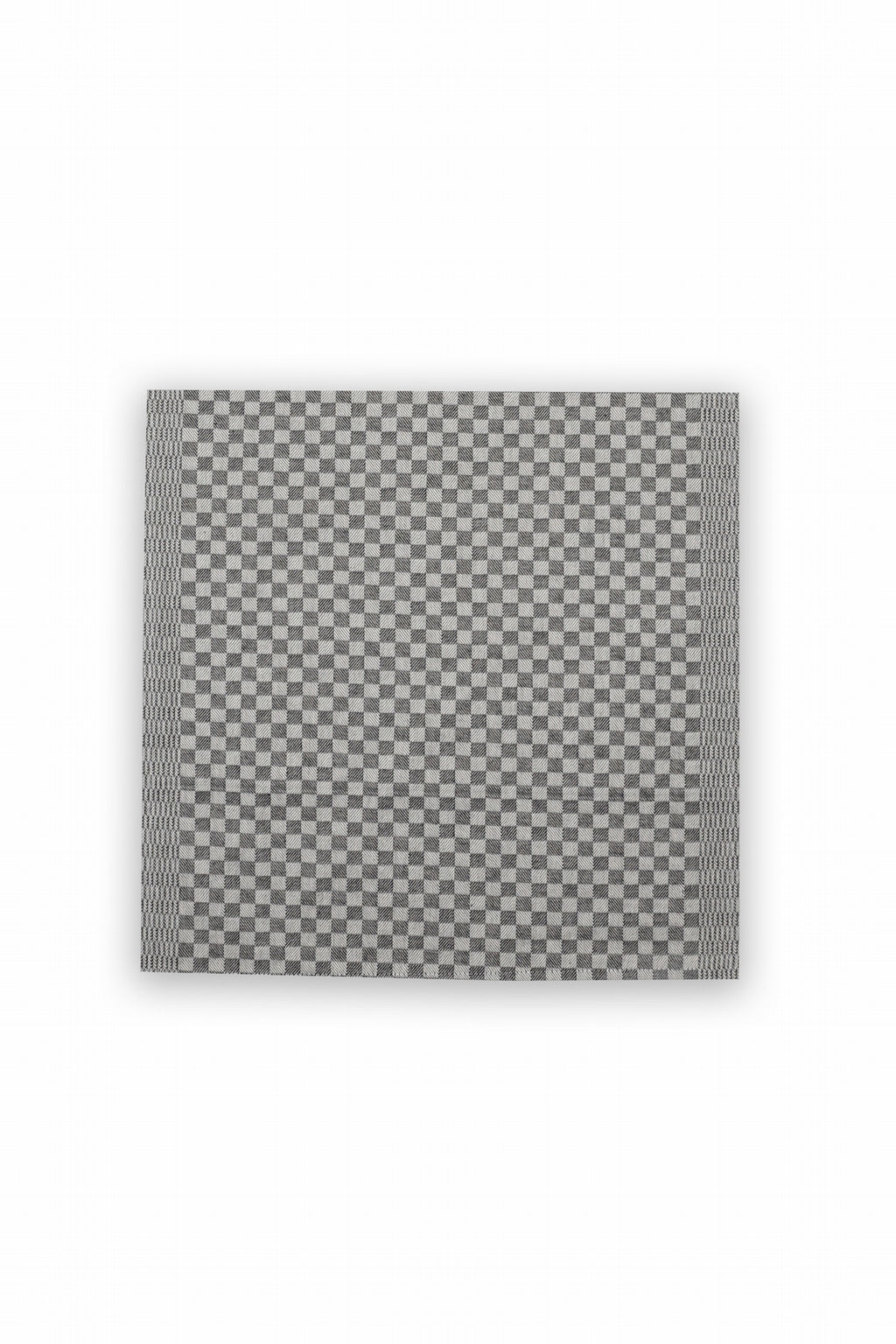 DIDIER SERVIETTE DAMIER CHARBON