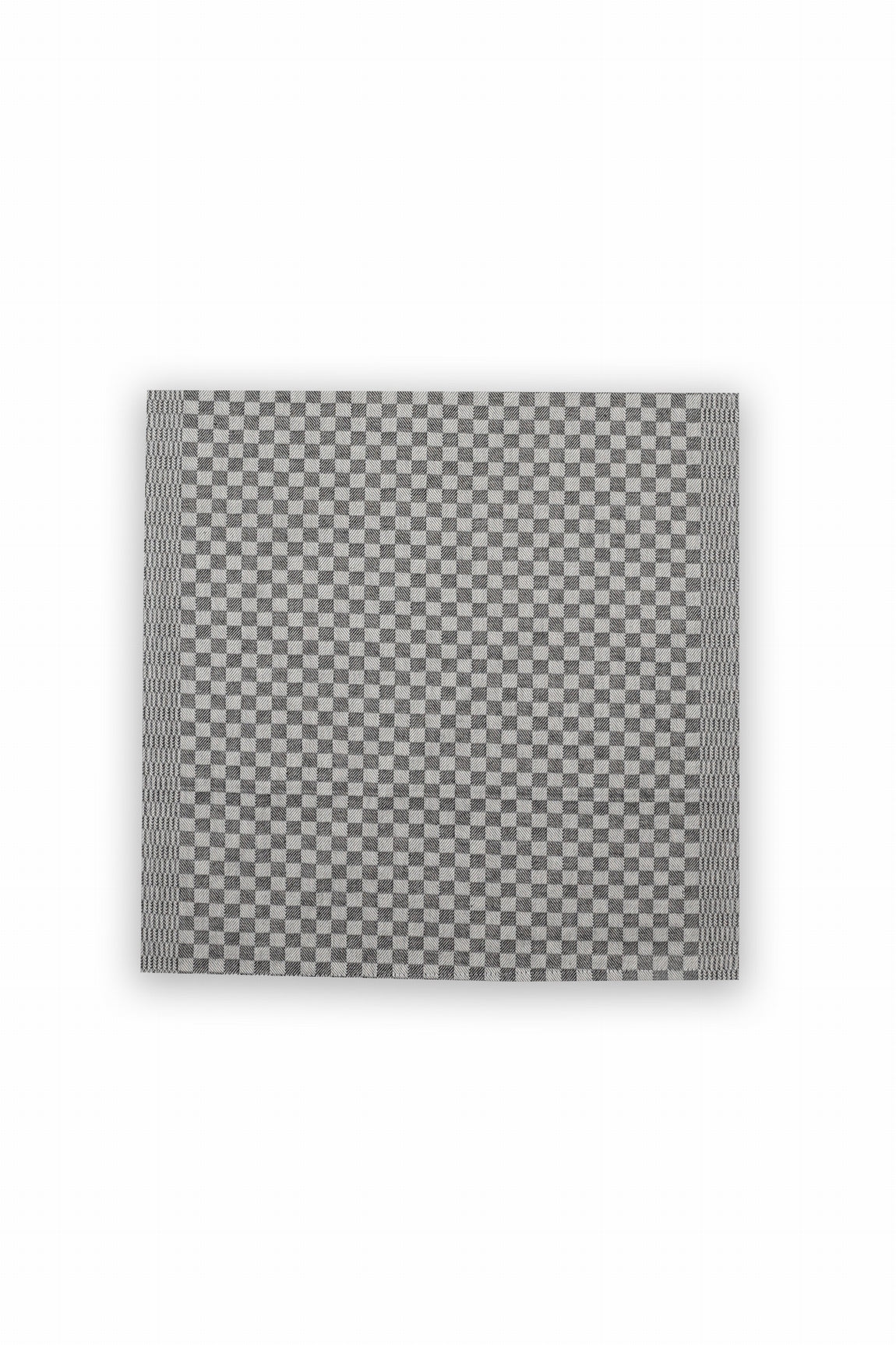 DIDIER SERVIETTE DAMIER CHARBON