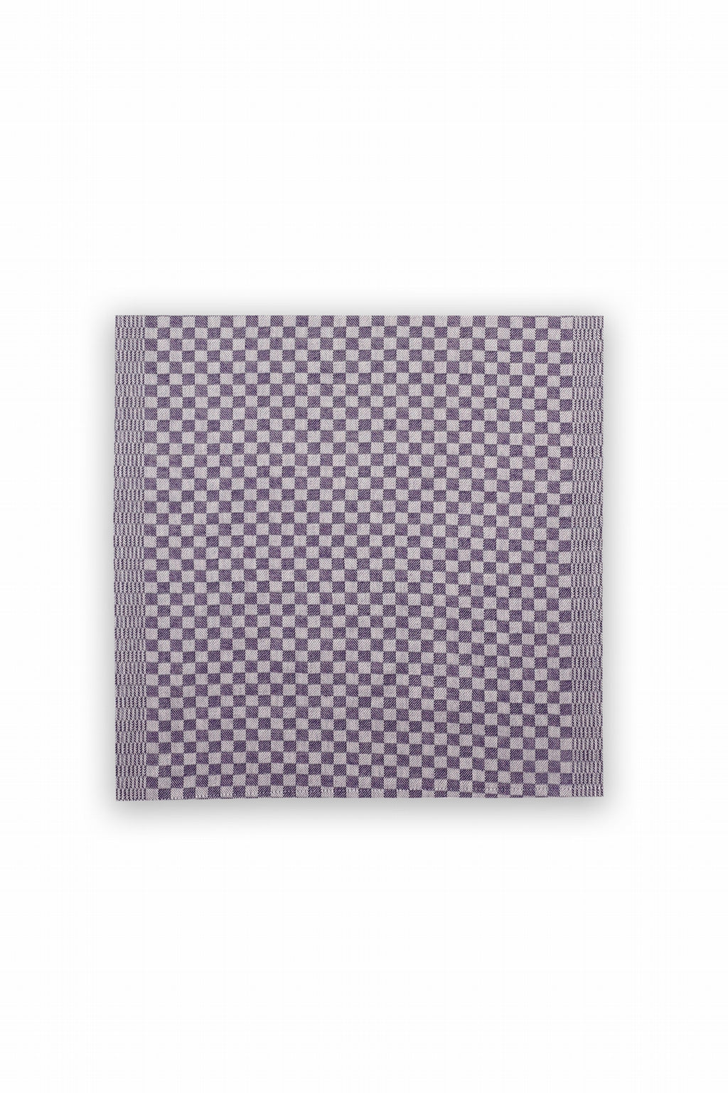 DIDIER SERVIETTE DAMIER VIOLET