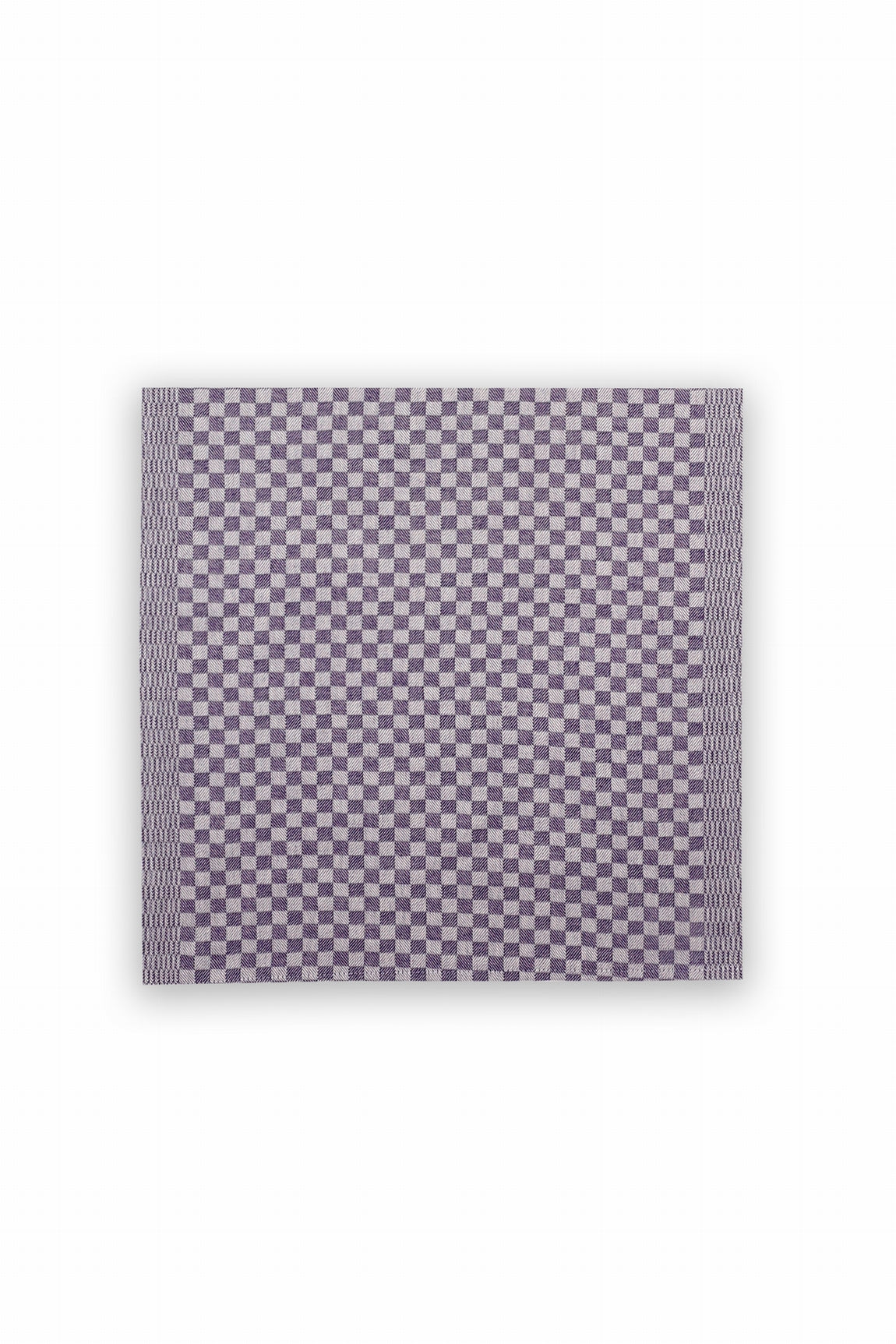 DIDIER SERVIETTE DAMIER VIOLET