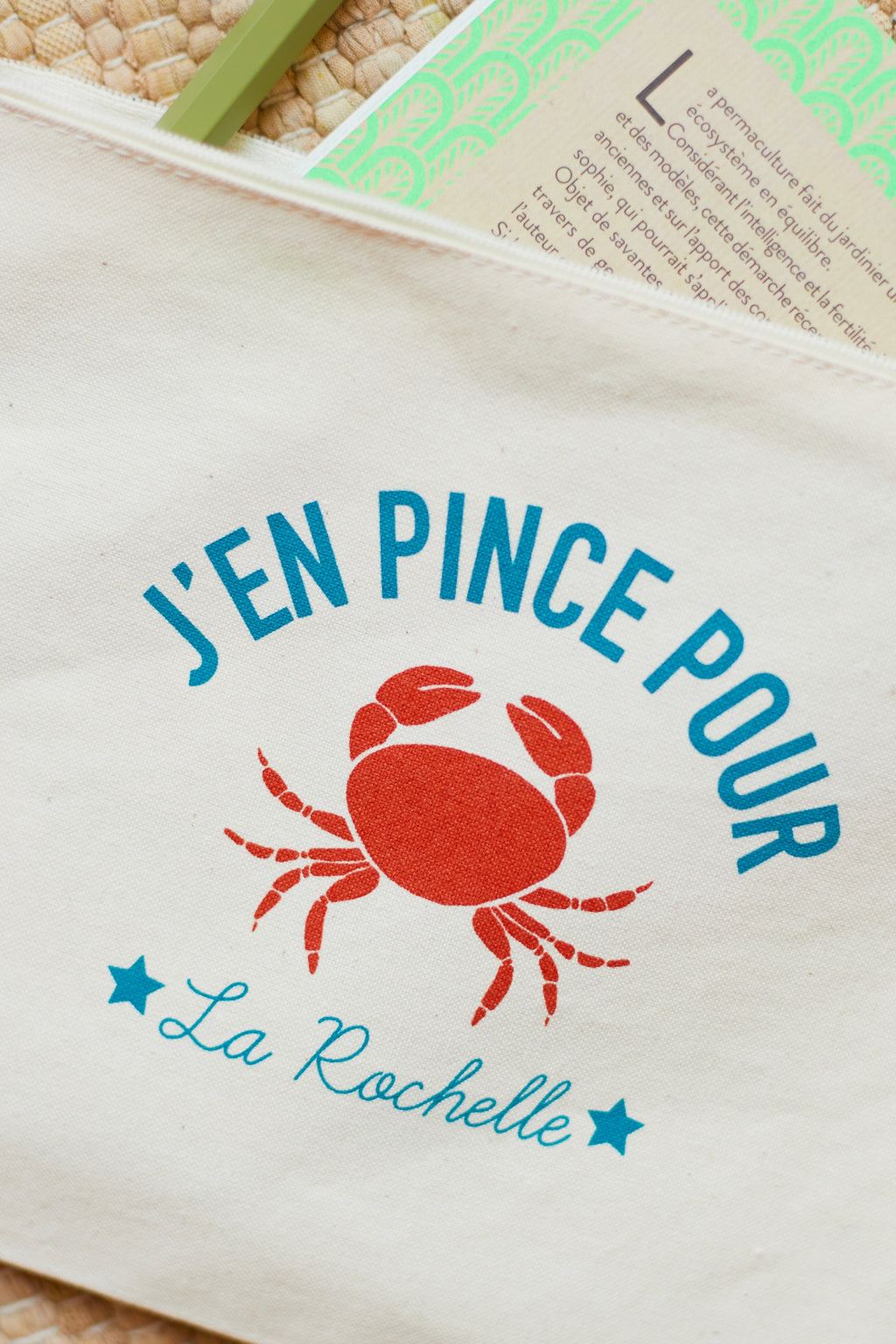 FANETTE POCHETTE JEN PINCE ECRU