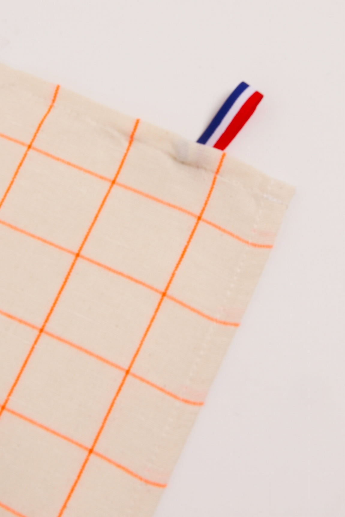 PAULO TORCHON CARREAUX NEUTRE ORANGE FLUO