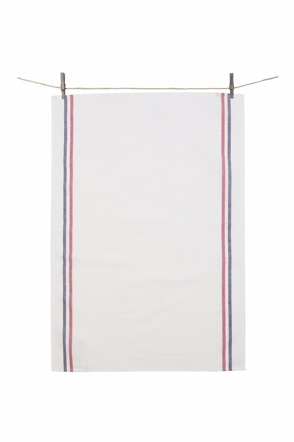 YOLANDE TORCHON 2 BANDES BLANC